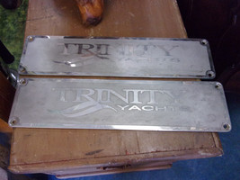 Trinity Yachts Stainless Steel heavy duty  Step Plates used pair - £232.59 GBP