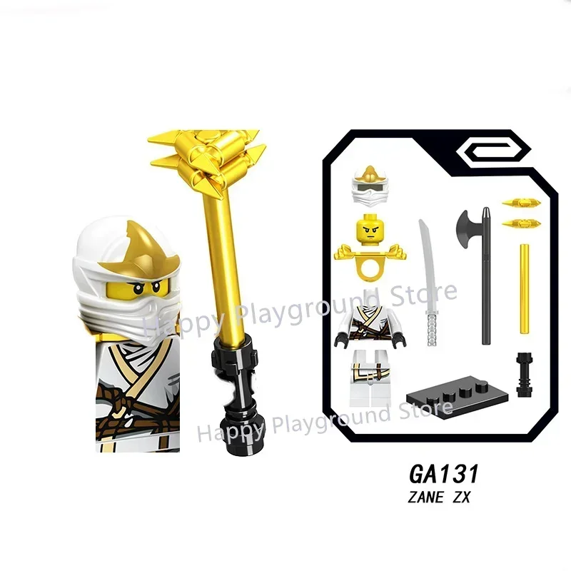 Master Anime Ninja Jay Cole Kai Yang Cartoon TV Dolls Ninjago Toys Kids GA131 - $8.00