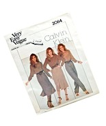Vogue American Designer 2064 Calvin Klein Sewing Pattern Skirt Pants Sz ... - £15.57 GBP