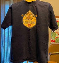 Vintage Disney Cruise Line 2001 T Shirt Size Large Black With Mickey Pre-Owned - $22.76