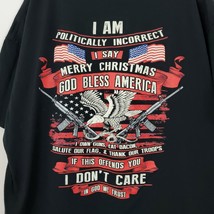 I Am Politically Incorrect God Bless America Men&#39;s Premium T-Shirt Size 2XL - £7.54 GBP