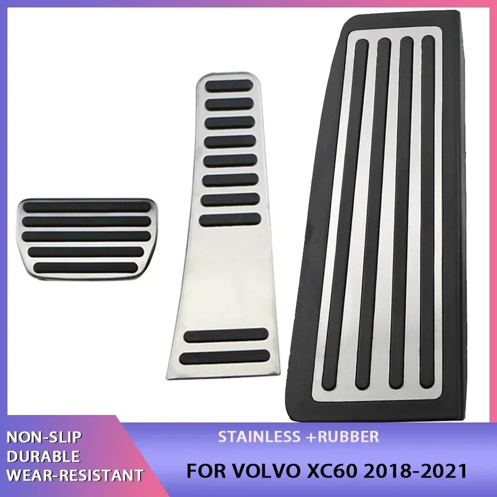 For Volvo XC60 2017-2021 Car Accelerator Brake Pedal Footrest Pedal Plat... - £10.78 GBP+