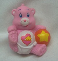 Vintage 1984 The Care Bears Baby Hugs Bear Pvc Toy Figure Agc Teddy Cake Topper - £12.90 GBP