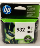 Genuine HP 932 2 pk Black Inkjet Cartridge for 6100 6600 6700 7510 7110 ... - $13.89 CAD