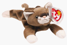 Ty Beanie Baby POUNCE the Cat 1997 with Tag Errors - RARE and RETIRED!  ... - $79.20