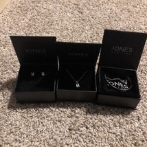 Jones New York Dorothy Collection Silver Necklace, Earrings, Bracelet Set - NEW! - £29.20 GBP