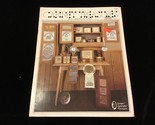 Cabinet Treasures Metal Punch and Cross-Stitch Pattern Magazine - $10.00
