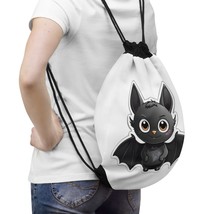 Bat Drawstring Bag: Cute and Spooky Accessory for Any Adventure - £35.40 GBP