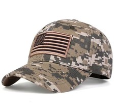 American USA Flag Camouflage Army Patriotic Military Cadet Patrol Baseba... - £9.29 GBP