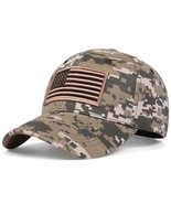 American USA Flag Camouflage Army Patriotic Military Cadet Patrol Baseba... - £9.46 GBP