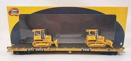 HO Athearn 81937 John Deere 60’ Flat Car w/ 2 650H Dozers U271-2 - $59.99