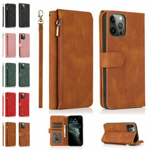 For I Phone 12 11 Pro Max Se 8 7 6Plus Wallet Leather Magnetic Flip Case Cover - £36.37 GBP