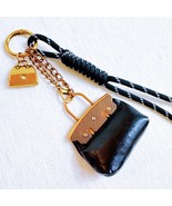 Sassy Luxe Purse Bag Charm Keychain Black - €16,28 EUR