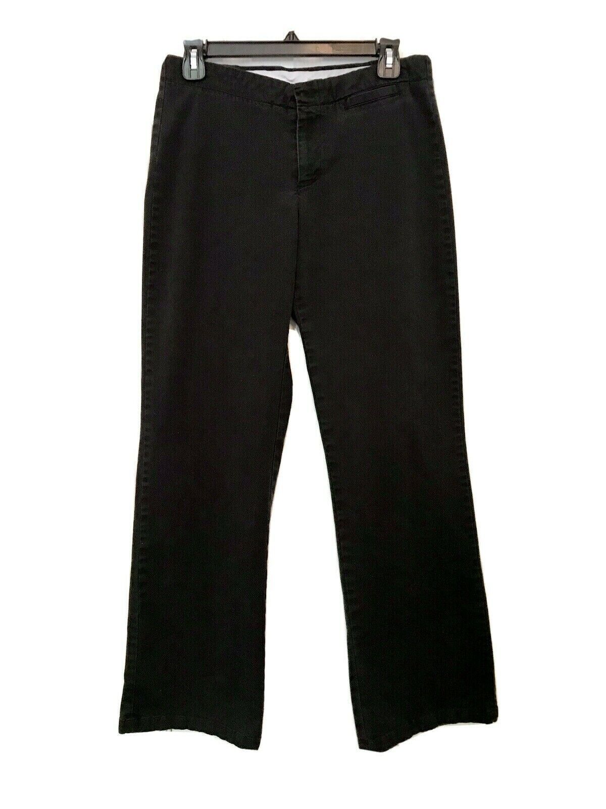 American Eagle Outfitters Womens Size 8 Black Cotton Stretch Classic Chi... - $16.95