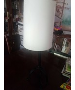 Table Lamp With Shade &amp; Black Metal Base-Rare-SHIPS N 24 HOURS - $178.39 CAD
