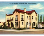 Residence on Avineda Lerdo Cuidad Juarez Mexico UNP Linen Postcard Z17 - $4.90