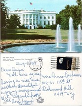 Maryland Washington DC The White House Posted 1969 VTG Postcard - £7.42 GBP