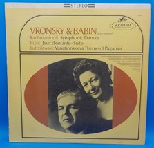 Vitya Vronsky &amp; Victor Babin (Piano) LP RACHMANINOFF, BIZET, Lutoslawski... - £4.64 GBP