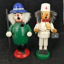 Vintage German Wood Doctor Smoker Incense Burner lot x2 nutcrackers ESTA... - $59.99