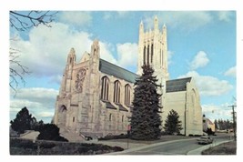 Color Postcard The Cathedral Of St. John The Evangelist Church Spokane Wash. - £12.25 GBP