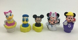 Disney Mickey Mouse and Friends Minnie Daisy Donald Toy Figures Lot 5pc Topper - £12.41 GBP