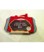 JOHNSON &amp; JOHNSON  BUILD YOUR OWN FIRST AID KIT BAG RED W/ BLUE/GREEN SIDES - $8.46 CAD