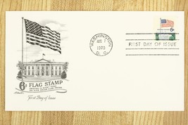Vintage US Postal History FDC 1970 Cover 6 Cent Flag Stamp Sheet Form Hu... - £7.58 GBP