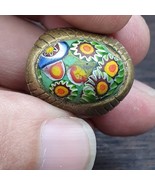 Antiguo vidrio de mosaico gabri antiguo vintage con hermoso patrón de... - $56.64