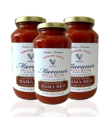 Marano&#39;s Small Batch Premium Pasta Sauce, Bama Red, 24 oz. (Pack of 3)  - £32.99 GBP