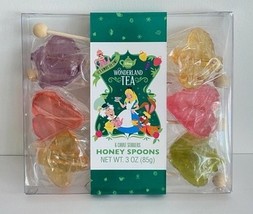 Disney Parks Alice In Wonderland 6 Count Honey Spoons Tea Stirrers - $29.99