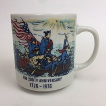 1776-1976 Bicentennial 200th Anniversary Washington Crossing Delaware Mug Cup - £9.44 GBP