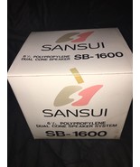 Sansui 6 1/2 polypropylene Dual Cone Speaker system SB1600 VINTAGE RARE-NEW - $287.08