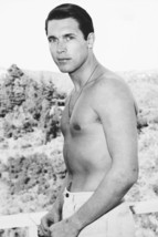 Chad Everett Bare Chested Hunky B&amp;W 24x18 Poster - $23.99