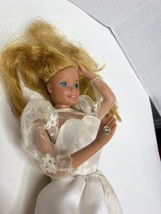 3 Doll Lot Barbie 1966 1999 Blonde Blue Eyes Ring + VTG Copy Brunette - Wedding - £15.68 GBP