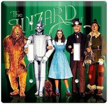 Wizard Of Oz Dorothy Toto Lion Light Double Switch Wall Plate Kids Bedroom Room - £17.97 GBP