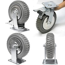 Uyoyous 8 Inch Solid Caster Wheels 1760 lbs Capacity - £70.64 GBP