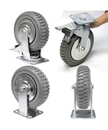 Uyoyous 8 Inch Solid Caster Wheels 1760 lbs Capacity - £68.88 GBP