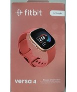 Fitbit - Versa 4 Fitness Smartwatch - Copper Rose Open Box - £74.76 GBP