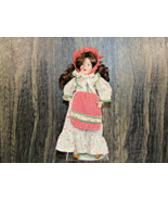 Vintage Danbury Mint Dolls of The World U.S.A&#39;s Abigail Porcelain 9&quot; Col... - £10.89 GBP