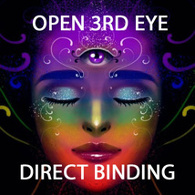 HAUNTED OPEN YOUR THIRD EYE INTUITION DIRECT BINDING WORK MAGICK  image 2