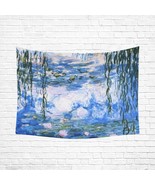 Water Lilies Claude Monet Wall Tapestry - $50.25 CAD