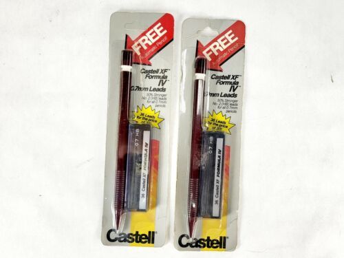 Primary image for New Vintage Castell XF7 Mechanical Pencil .7mm No. 2 "Automatic Pencil" Burgundy