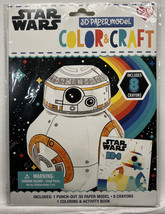 3D Paper Mode Star Wars Color &amp; Craft Kids Art Craft BB8 NEW Sealed - £1.99 GBP