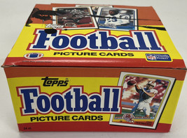 Box 1988 Topps NFL Football Cards - 24 Sealed Jumbo Packs - 40 Cards/Pack - £161.90 GBP