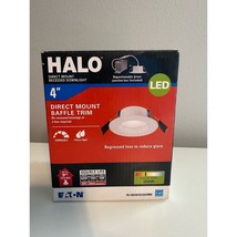 Halo 4&quot; LED Dimmable Damp Rated Direct Mount Recessed Light - £14.60 GBP