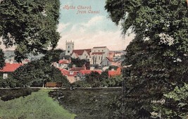 Hythe Kent England~Church From CANAL~1908 Postcard - £6.57 GBP