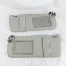 Fits 2007-2011 Toyota Camry and Hybrid Gray Cloth LH RH Sun Visors WO Li... - $45.57 CAD