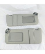 Fits 2007-2011 Toyota Camry and Hybrid Gray Cloth LH RH Sun Visors WO Li... - $45.59 CAD