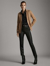 Women lambskin suede leather blazer jacket 7 - £116.15 GBP