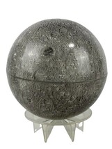 Vtg Moon Globe Stand Lunar Map Astronomy Space Collectible 14.5” Celestial Star image 7